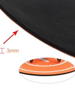 Tapis d'atterrissage rond en caoutchouc souple pour tout type de drone - immagine 4